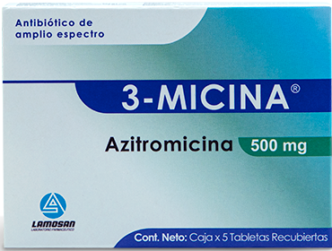 3-micina Tab. 500 Mg X 5 (azitromicina)
