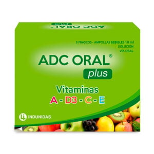 Adc Oral Plus Amp. 10 Ml Bebible X 5