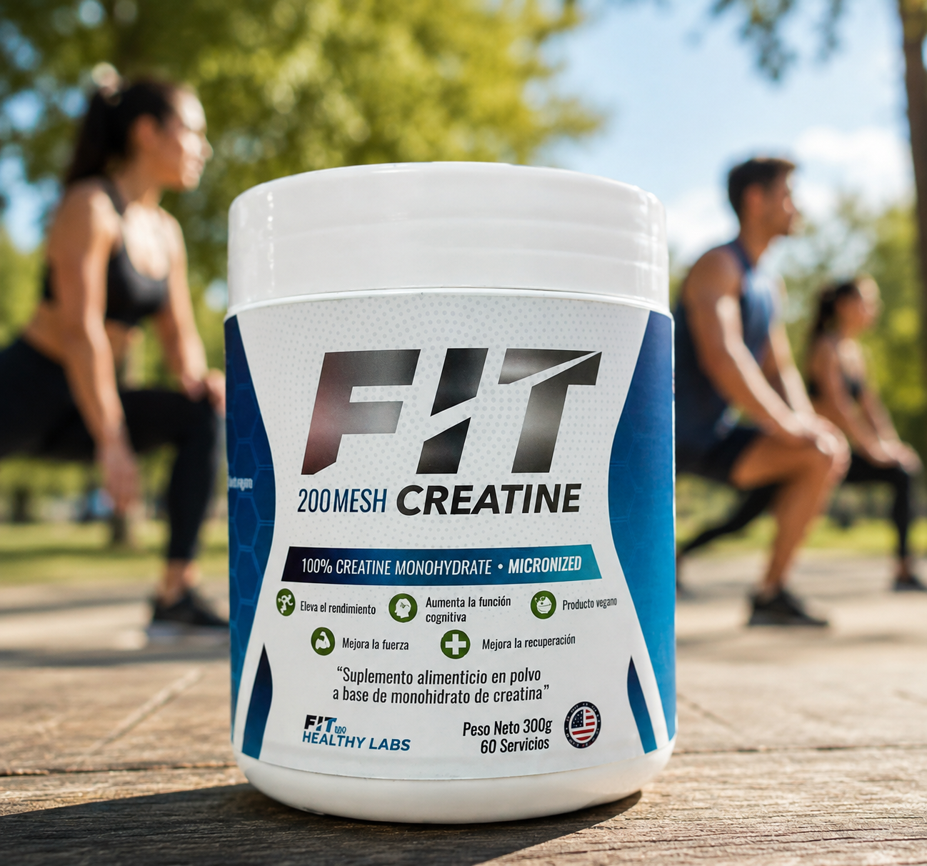 Creatina Monohidratada Micronizada - FIT Creatine 200 Mesh